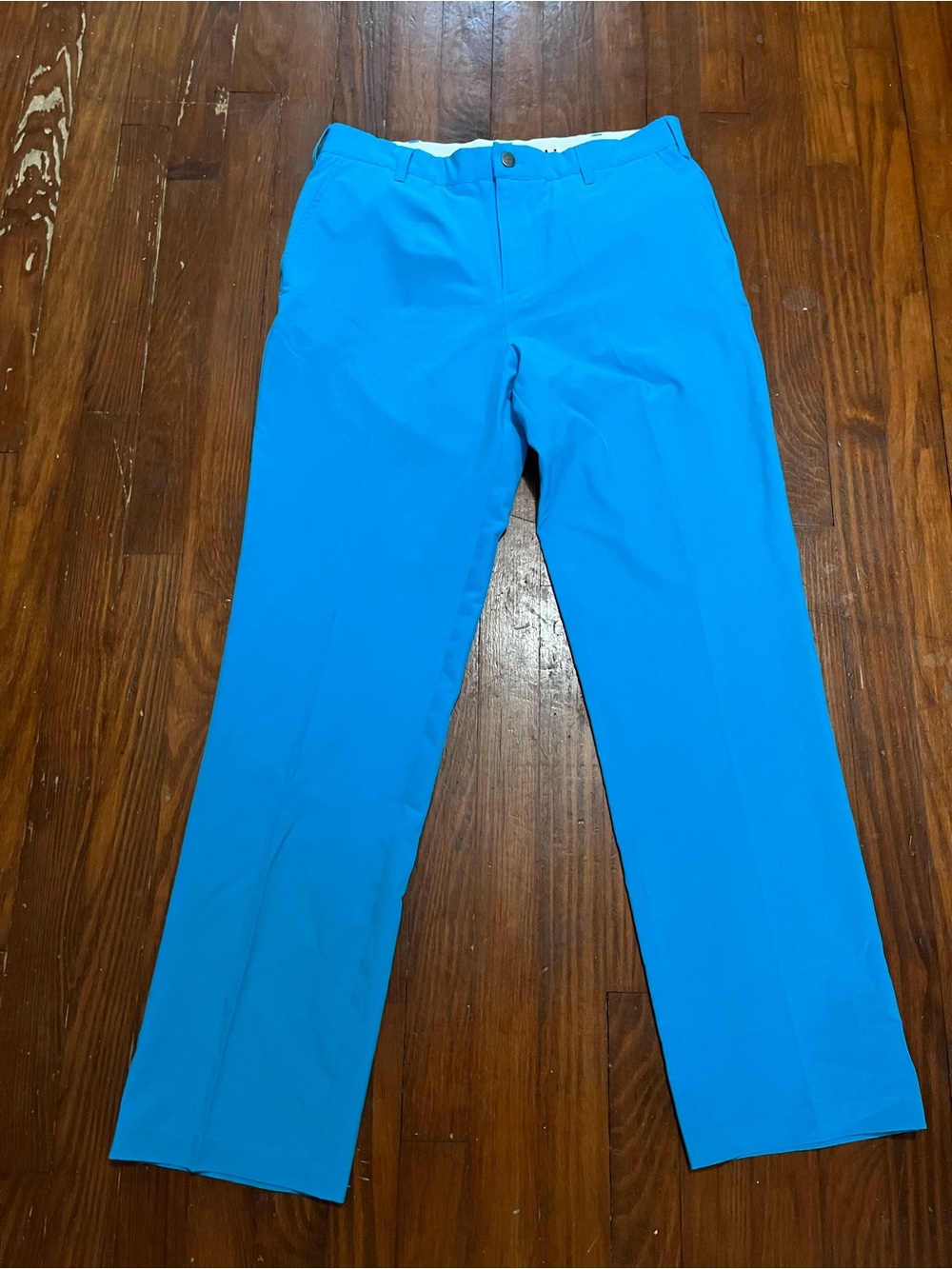 Short Par 4 Men's Bright Ocean Blue Performance Pants 34x32